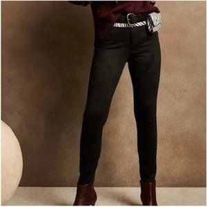BANANA REPUBLIC VEGAN SUEDE SKINNY PETITE JEAN